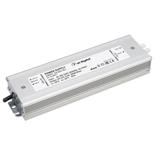 Блок питания ARPV-24200-B1 (24V, 8.3A, 200W) (Arlight, IP67 Металл, 3 года) 