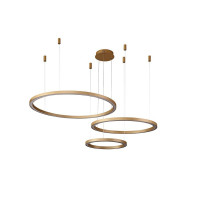  - Подвесная люстра Crystal Lux FORTUNA SP158W LED D400+600+800 GOLD
