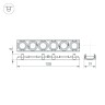 Экран линзованный SL-LINE-W20-30deg-540 (Arlight, Пластик) - Экран линзованный SL-LINE-W20-30deg-540 (Arlight, Пластик)
