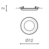  - Встраиваемый светильник Azzardo Linda 12 AZ2236