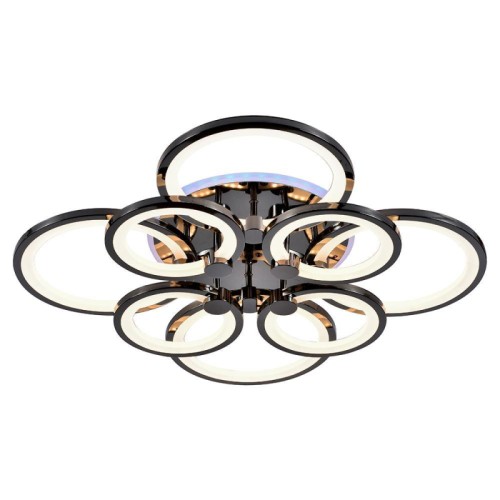 Потолочная светодиодная люстра Profit Light 8077/4+4 PBK 