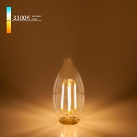  - Лампа светодиодная филаментная Elektrostandard BLE1409 E14 9W 3300K прозрачная 4690389150678