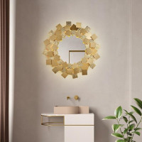  - Зеркало Art Home Decor Sun 8072W/S-D610 GL 61 см Золотой