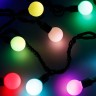 Светодиодная гирлянда ARD-BALL-CLASSIC-D23-10000-BLACK-80LED RGB (230V, 3.5W) (Ardecoled, IP65) - Светодиодная гирлянда ARD-BALL-CLASSIC-D23-10000-BLACK-80LED RGB (230V, 3.5W) (Ardecoled, IP65)