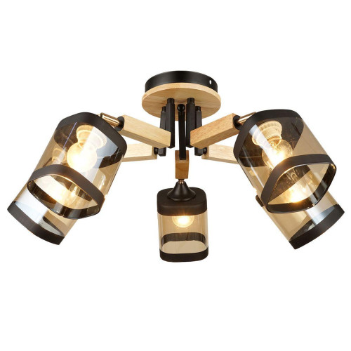 Потолочная люстра IMEX MD.4508-5-S BK+FGD 