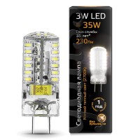  - Лампа светодиодная Gauss GY6.35 3W 2700K прозрачная 107719103