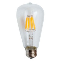 - Лампа светодиодная Kink Light E27 6W 2700K прозрачная 098646,21