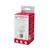  - Лампа светодиодная Thomson E27 6W 6500K шар матовая TH-B2318