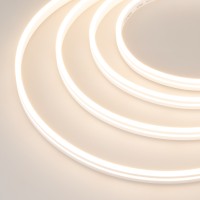  - Лента герметичная MOONLIGHT-SIDE-A168-4x10mm 24V Warm2300 (7.2 W/m, IP65, 5m, wire x2) (Arlight, Вывод прямой, 3 года)