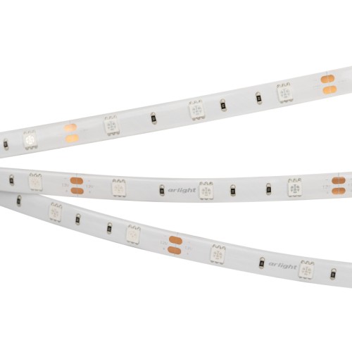 Лента RTW 2-5000SE 12V Yellow (5060, 150 LED, LUX) (Arlight, 7.2 Вт/м, IP65) Гибкая лента LUX, герметичная IP65 (силикон сверху), светодиоды smd 5060, 30шт/м (150шт на 5м), скотч 3М. Цвет ЖЕЛТЫЙ. Питание 12V, мощность 7.2 Вт/м (36 Вт на 5м), угол 120°. Размеры 5000х10x2.7мм. Мин.отрезок 100мм, 3 шт светодиода. Пакет 5м. Цена за 1м.