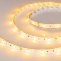  - Лента RTW 2-5000SE 12V Yellow (5060, 150 LED, LUX) (Arlight, 7.2 Вт/м, IP65)