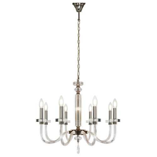 Подвесная люстра iLamp Vibe P9474-8 Nickel 