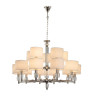 Подвесная люстра Lumien Hall Малье LH1053/15H-NK-WT - Подвесная люстра Lumien Hall Малье LH1053/15H-NK-WT