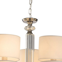  - Подвесная люстра Lumien Hall Малье LH1053/15H-NK-WT