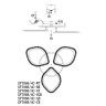Потолочная люстра Seven Fires Lejv SF7068/4C-WT-BL - Потолочная люстра Seven Fires Lejv SF7068/4C-WT-BL
