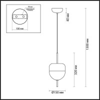  - Подвесной светодиодный светильник Odeon Light Pamfa 4622/12L