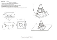  - Встраиваемый светильник Crystal Lux CLT 009C1 WH
