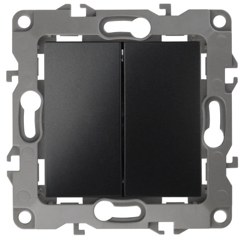 Переключатель двухклавишный ЭРА 12 10AX 250V 12-1106-05 Б0014667 