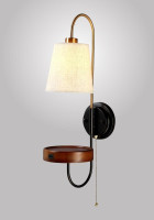  - Бра Crystal Lux Twins AP1 Usb Wenge