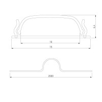  - Профиль гибкий алюминиевый с экраном Elektrostandard LL-2-ALP012 4690389170546