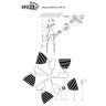 Потолочная люстра Wedo Light Ingvar 66637.01.64.05 - Потолочная люстра Wedo Light Ingvar 66637.01.64.05