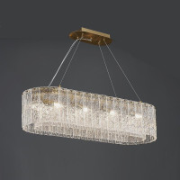  - Подвесной светильник Newport 10820/90 brass oval М0064784