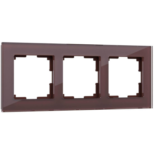 Рамка на 3 поста Werkel Favorit мокко W0031118 4690389159879 