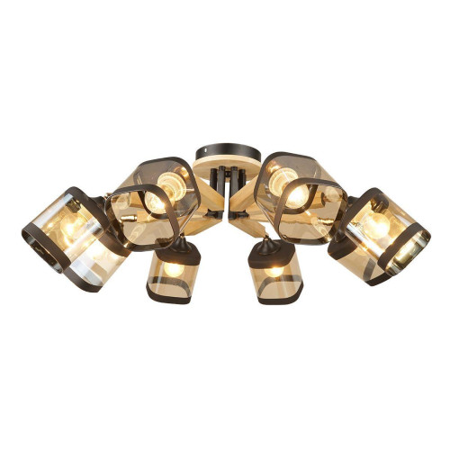 Потолочная люстра IMEX MD.4508-8-S BK+FGD 