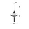 Подвесная люстра Lucia Tucci Cosmopolitan 2970.12 Black - Подвесная люстра Lucia Tucci Cosmopolitan 2970.12 Black
