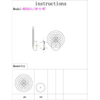  - Бра Wedo Light Khelki WD5011/1W-S-WT