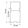 Профиль алюминиевый накладной Feron CAB266 10377 - Профиль алюминиевый накладной Feron CAB266 10377