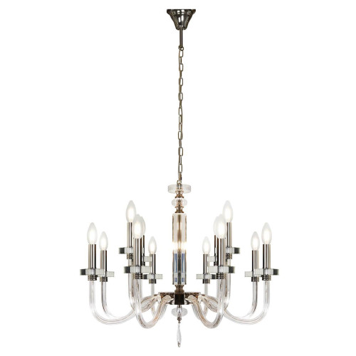 Подвесная люстра iLamp Vibe P9474-8+4 Nickel 