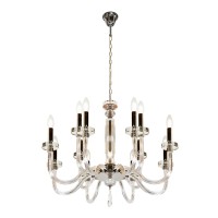  - Подвесная люстра iLamp Vibe P9474-8+4 Nickel