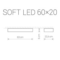  - Потолочный светодиодный светильник Nowodvorski Soft Led 9532