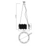 Подвесной светильник Freya FR5141PL-08BS - Подвесной светильник Freya FR5141PL-08BS