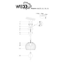  - Подвесной светильник Wedo light Sinnai 66678.01.93.01