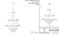  - Люстра Maytoni DIA890-PL-66-G