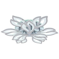  - Потолочная светодиодная люстра Profit Light 8004/6+3 CHR