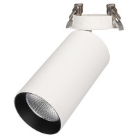  - Светильник SP-POLO-BUILT-R95-25W White5000 (WH-BK, 40 deg) (Arlight, IP20 Металл, 3 года)