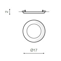 - Встраиваемый светильник Azzardo Linda 17 AZ2240