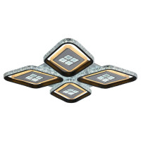  - Потолочная светодиодная люстра Profit Light 8054/4 WHT+BLK