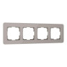 Рамка Werkel Elite на 4 поста дымчатый W0042417 4690389180798 - Рамка Werkel Elite на 4 поста дымчатый W0042417 4690389180798