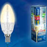Лампа светодиодная диммируемая Uniel E14 6W 3000K матовая LED-C37-6W/WW/E14/FR/DIM PLP01WH UL-00000690 - Лампа светодиодная диммируемая Uniel E14 6W 3000K матовая LED-C37-6W/WW/E14/FR/DIM PLP01WH UL-00000690