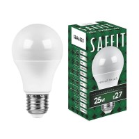  - Лампа светодиодная Saffit E27 25W 2700K Шар Матовая SBA6525 55087