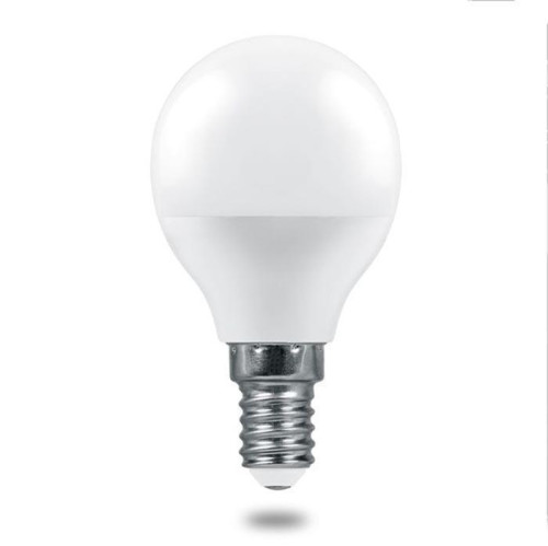 Лампа светодиодная Feron E14 7,5W 2700K Матовая LB-1407 38071 