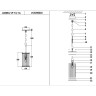 Подвесной светильник Lumien Hall Krejne LH3063/1P-NL-CL - Подвесной светильник Lumien Hall Krejne LH3063/1P-NL-CL