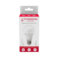  - Лампа светодиодная Thomson E27 7W 4000K груша матовая TH-B2002