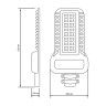 Уличный светодиодный консольный светильник Gauss Qplus 629535315 - Уличный светодиодный консольный светильник Gauss Qplus 629535315