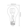 Лампа светодиодная диммируемая Lucide E27 5W 2200K дымчатая 49042/05/65 - Лампа светодиодная диммируемая Lucide E27 5W 2200K дымчатая 49042/05/65