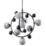 Подвесная люстра Crystal Lux Salvadore SP8V Black Chromium - Подвесная люстра Crystal Lux Salvadore SP8V Black Chromium